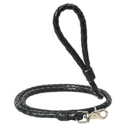 HILASON Braided Genuine Leather Dog Leash with Heavy Duty  Snap  Durable Professional Training Lead