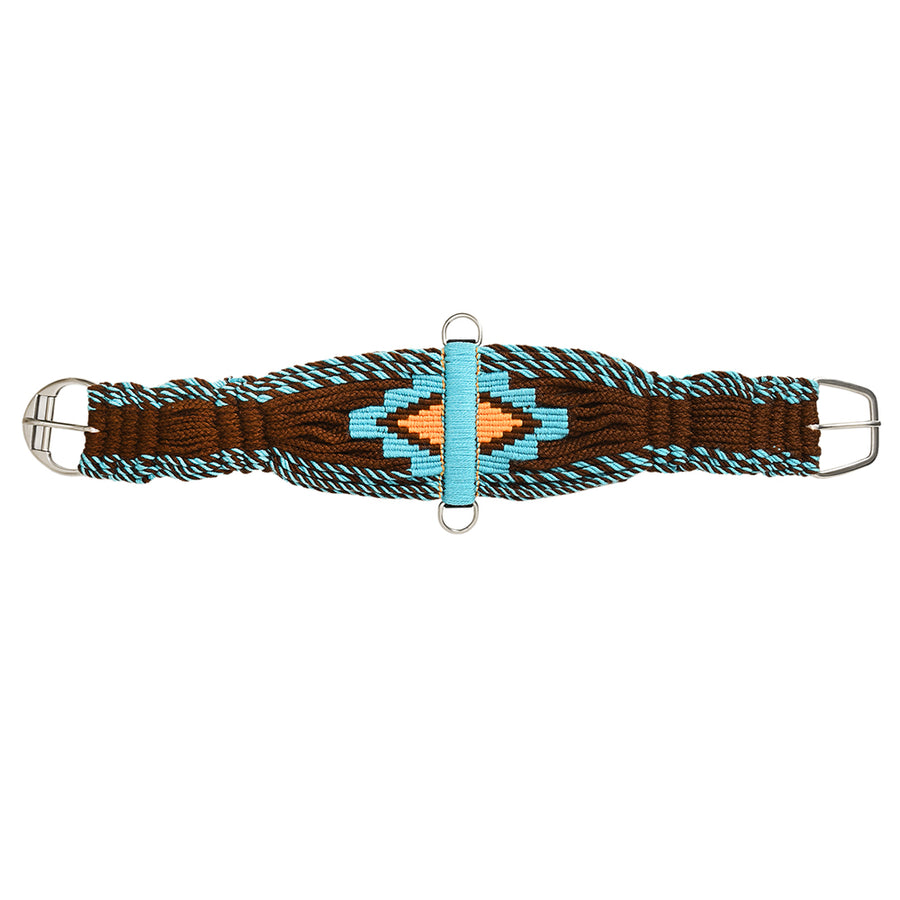 36" HILASON Western Horse Wool Rope Girth Turquoise - Uhorse