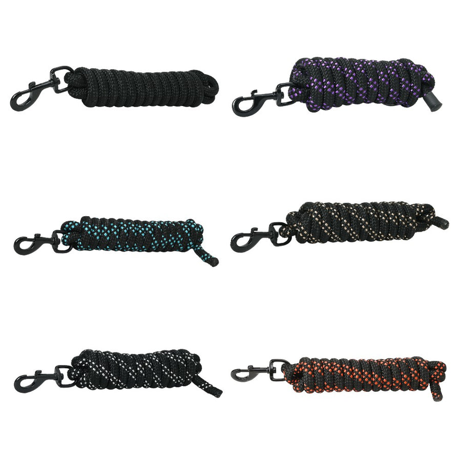 8 ft HILASON Western horse Specially Designed Blocker Lead rope w/ snap | Ropes for Horses Halter