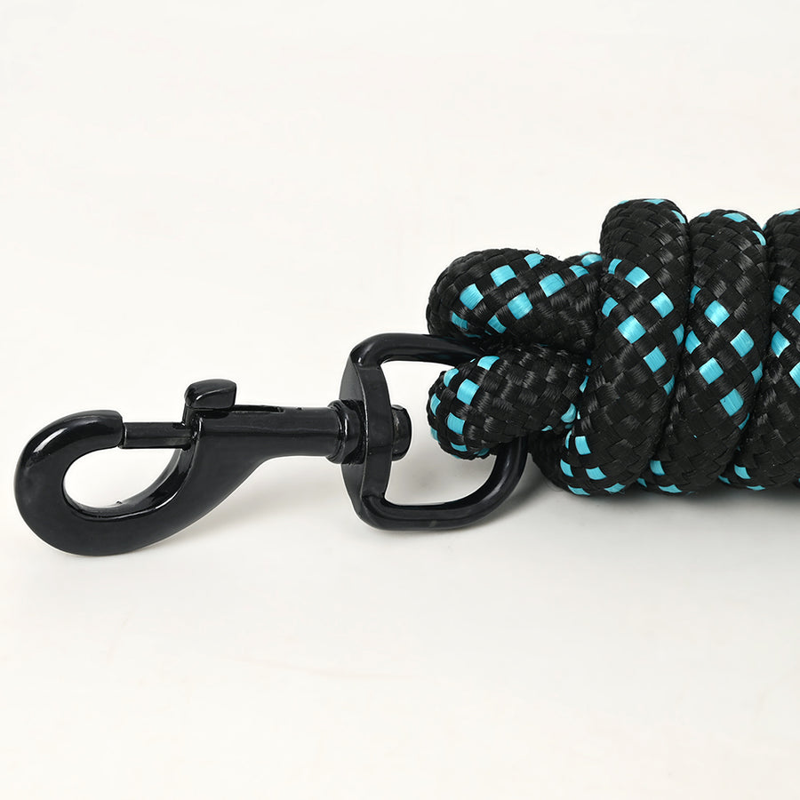 8 ft HILASON Western horse Specially Designed Blocker Lead rope w/ snap | Ropes for Horses Halter