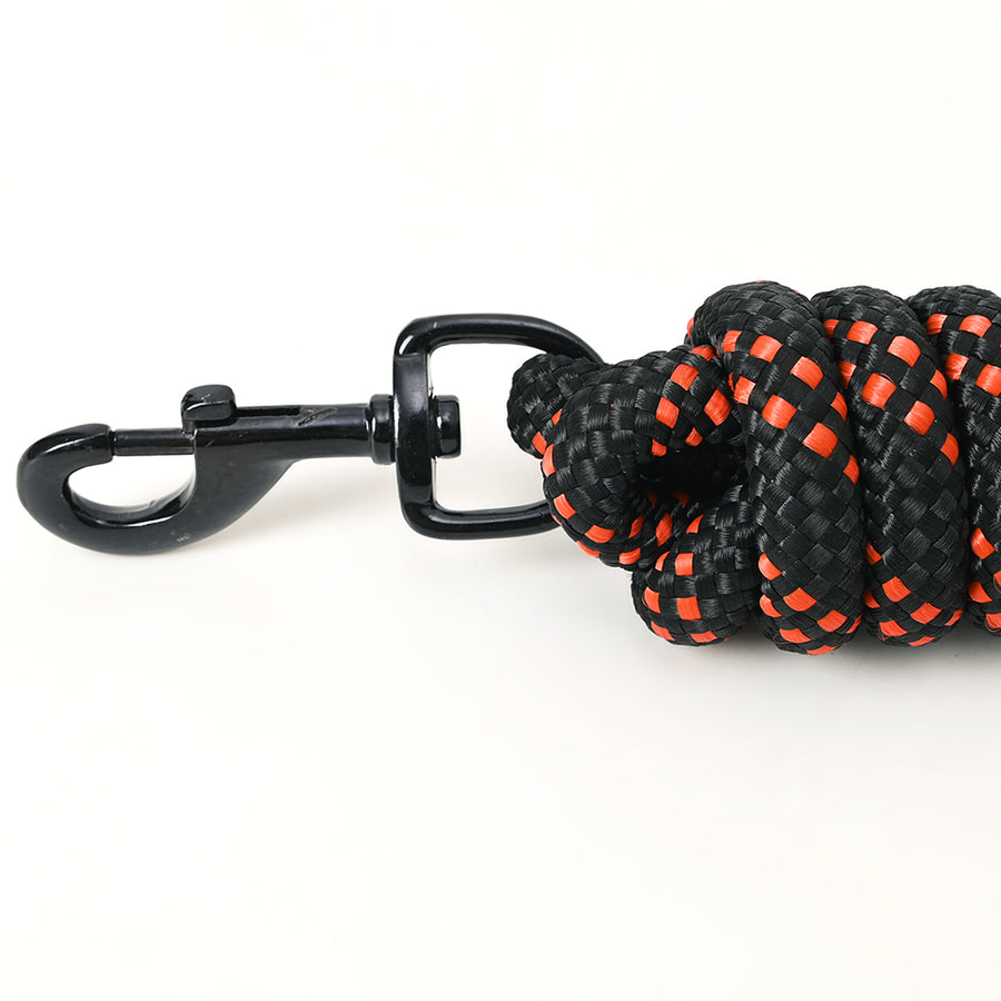 8 ft HILASON Western horse Specially Designed Blocker Lead rope w/ snap | Ropes for Horses Halter
