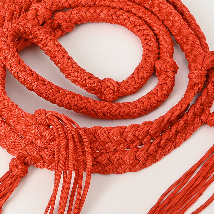 8 Ft HILASON Western Horse Nylon Rope with Fringes Snap | Ropes for Horses