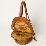 American Darling Backpack Hand Tooled Hair On Genuine Leather Women Bag Western Handbag Purse