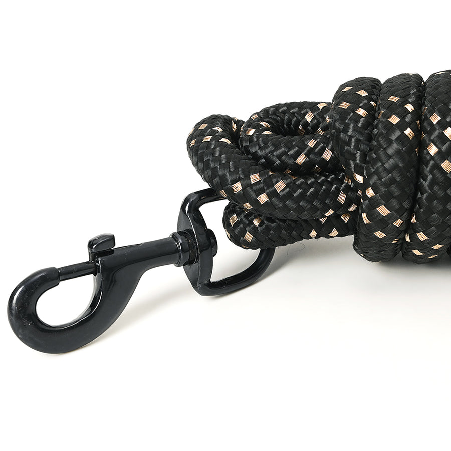 25 ft. Hilason Western Horse Nylon Lead Rope w/ snap and Latigo Ends | Lead Ropes for Horses