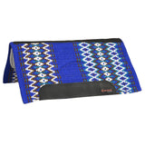 HILASON 34x36 In W. H. Saddle Blanket Wool Pad Blue by Hilason – Cowboy and equestrian accessories