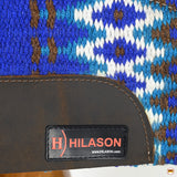 HILASON 34x36 in Western Horse Saddle Wool Blanket Pad Felt Fur | Saddle Pads | Horses Saddle Pads | Horse Riding Pads | Saddle Blankets for Horses | Royal Blue