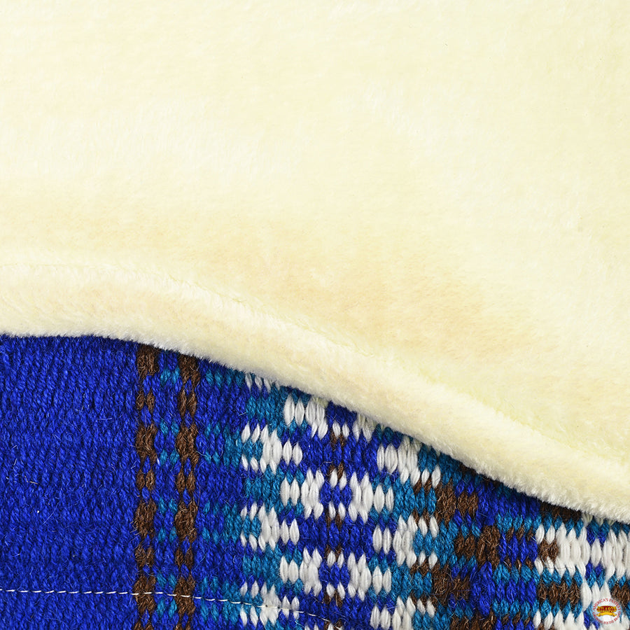 HILASON Western Horse Saddle Blanket Pad Fur Padding 34"x36"