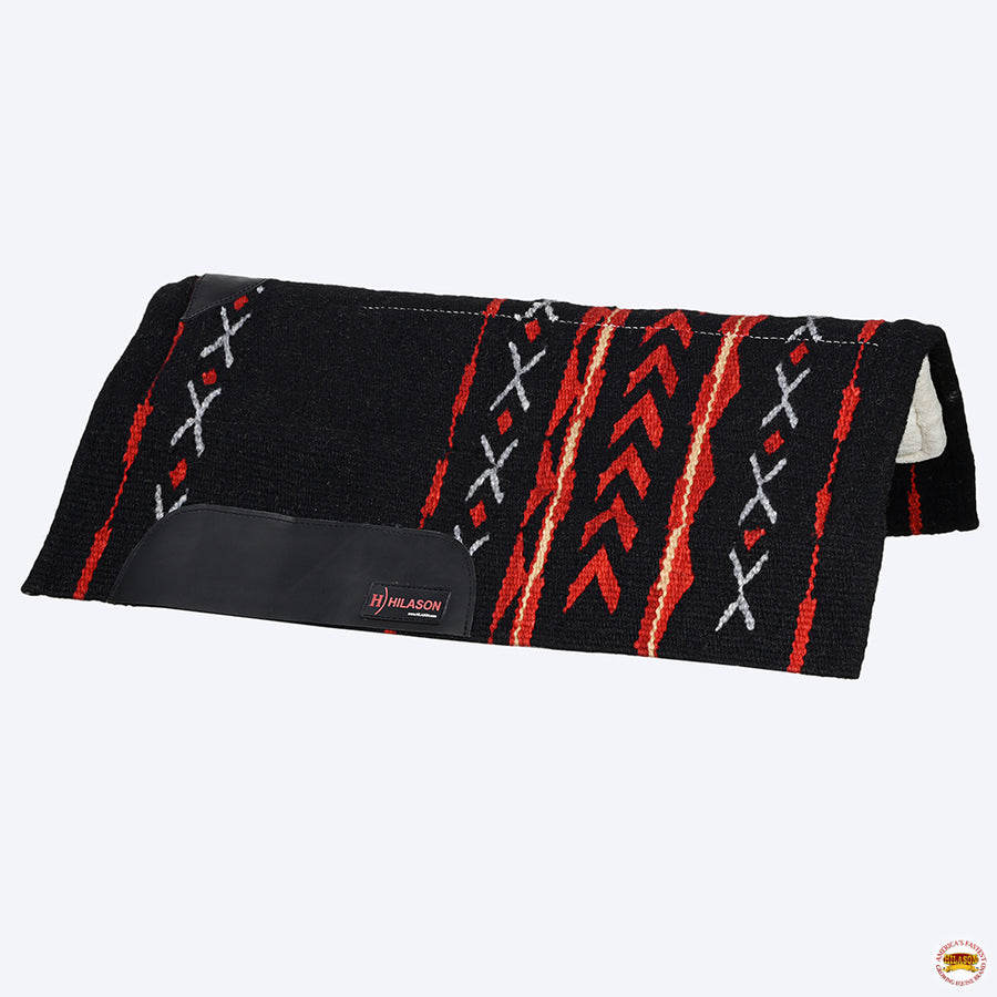 HILASON Western Horse Saddle Blanket Pad Fur Padding 34"x36"
