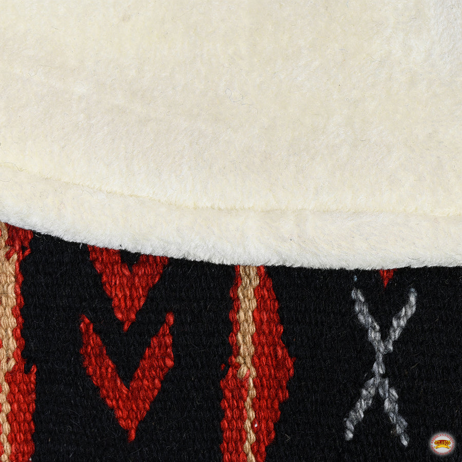 HILASON Western Horse Saddle Blanket Pad Fur Padding 34"x36"