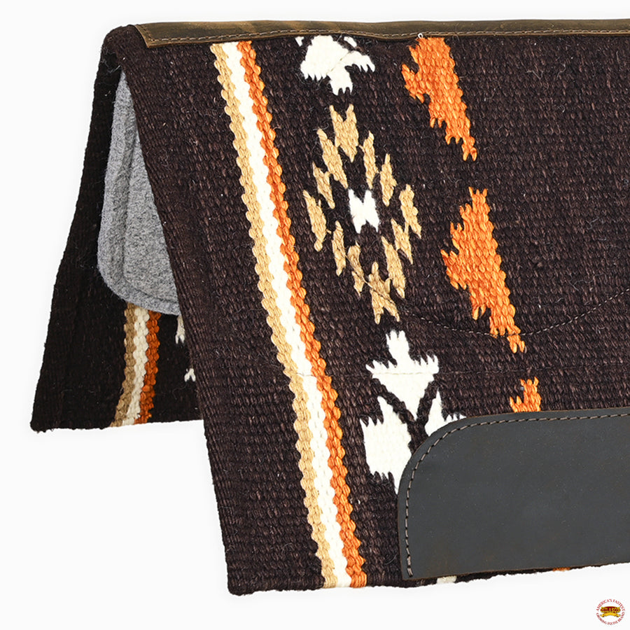 HILASON Western Horse Saddle Blanket Wool Pad 34"x36"
