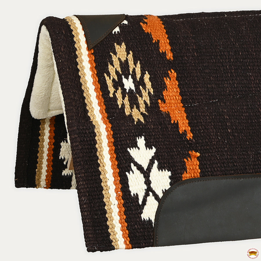 HILASON Western Horse Saddle Blanket Pad Fur Padding 34"x36"