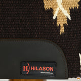 HILASON 34x36 in Western Horse Saddle Wool Blanket Pad Felt Fur | Saddle Pads | Horses Saddle Pads | Horse Riding Pads | Saddle Blankets for Horses | Brown