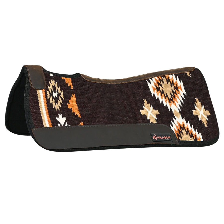 HILASON 32x30 In Western Horse Saddle Wool Blanket Pad Felt Padding Brown - Uhorse