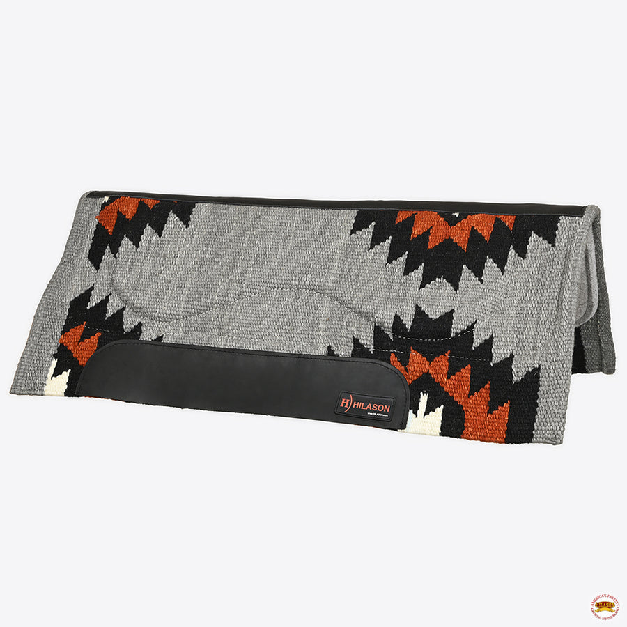 HILASON Western Horse Saddle Blanket Wool Pad 34"x36"