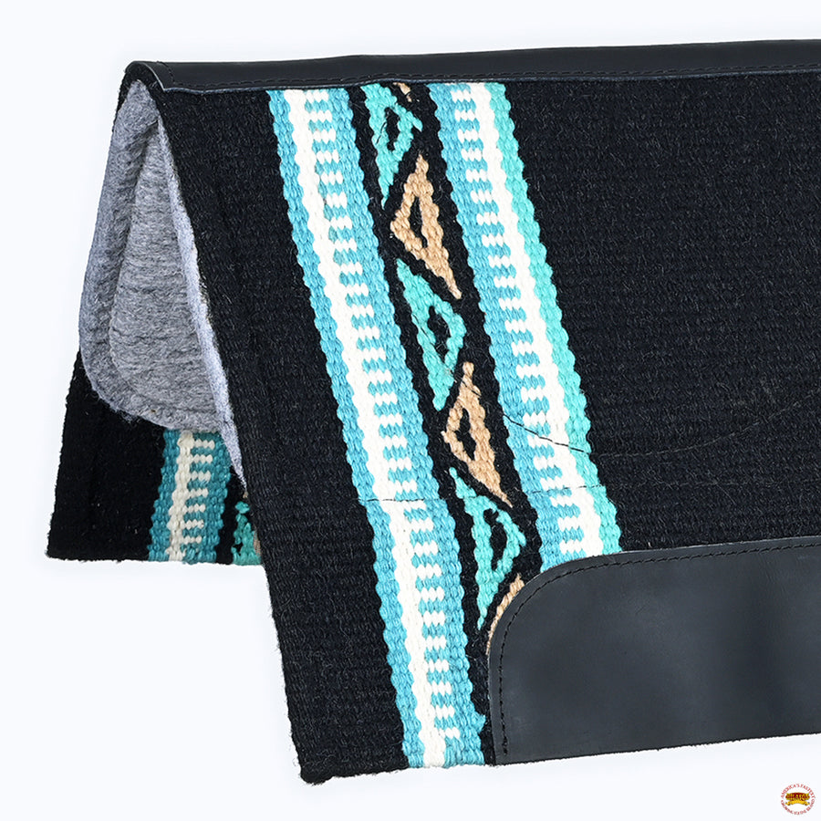 HILASON Western Horse Saddle Blanket Wool Pad 34"x36"