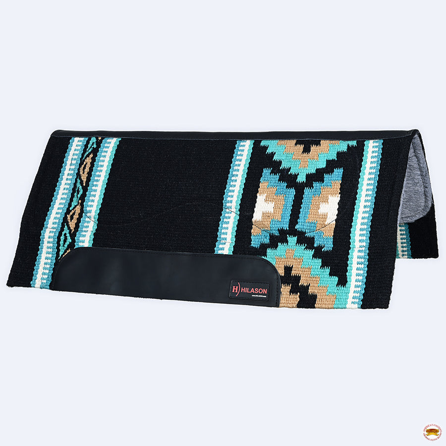 HILASON Western Horse Saddle Blanket Wool Pad 34"x36"