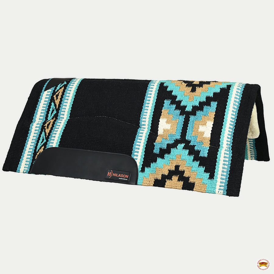 HILASON Western Horse Saddle Blanket Pad Fur Padding 34"x36"