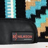 HILASON 34x36 in Western Horse Saddle Wool Blanket Pad Felt Fur | Saddle Pads | Horses Saddle Pads | Horse Riding Pads | Saddle Blankets for Horses | Black