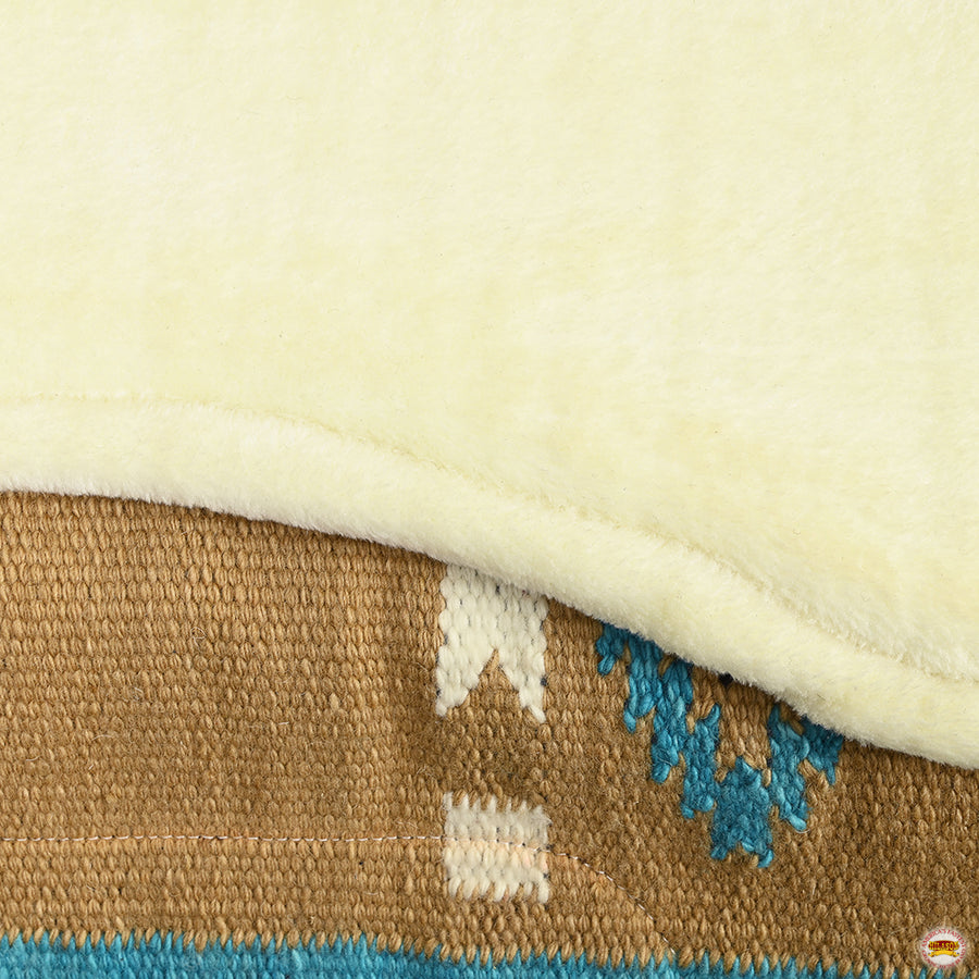 HILASON Western Horse Saddle Blanket Pad Fur Padding 34"x36"