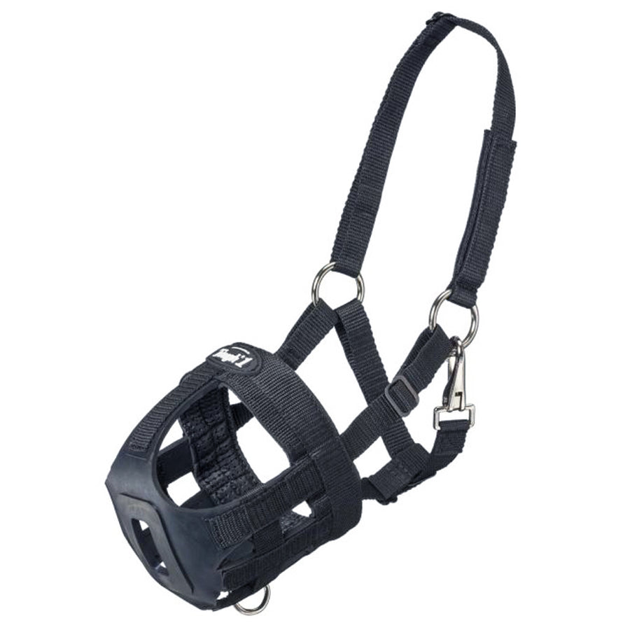 TOUGH 1 Pony Deluxe Extra Padded Easy Breathe H. Poly Nylon V Muzzle by Hilason – Cowboy and equestrian accessories
