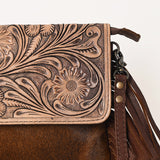 Ohlay Bags OHG128 Clutch Hand Tooled Hair-On Genuine Leather Women Bag Western Handbag Purse