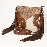 Ohlay Bags OHG130 Cross Body I Hand Tooled Hair-On Genuine Leather Women Bag Western Handbag Purse