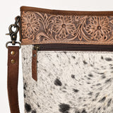 OHLAY OHG132 HOBO Hand Tooled Hair-on Genuine Leather women bag western handbag purse