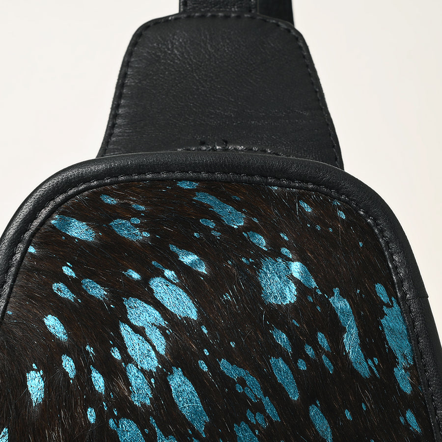 American Darling Sling Hand Tooled Hair-On Genuine Leather Western Women Bag |Sling | for
