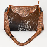 American Darling Western Cowhide Leather Crossbody Bag Hand-Tooled Floral Strap Genuine Leather Handmade Western Purse Everyday Shoulder Bag