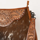 American Darling Western Cowhide Leather Crossbody Bag Hand-Tooled Floral Strap Genuine Leather Handmade Western Purse Everyday Shoulder Bag