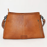 American Darling Western Cowhide Leather Crossbody Bag Hand-Tooled Floral Strap Genuine Leather Handmade Western Purse Everyday Shoulder Bag