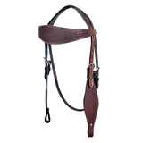 HILASON Western Horse Headstall Breast Collar Set Tack Genuine American Leather