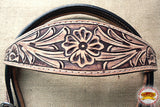 HILASON Western Horse Headstall Breast Collar Set Tack Genuine American Leather | For Horses Headstalls