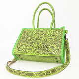 American Darling ADBG1412A Tote Hand Tooled Genuine Leather Women Bag Western Handbag Purse