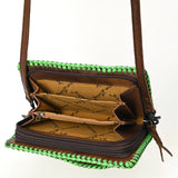 American Darling ADBG1228I Clutch Hand Tooled Genuine Leather Women Bag Western Handbag Purse