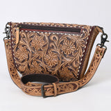 American Darling ADBG1419 Cross Body Hand Tooled Genuine Leather women by Hilason – Cowboy and equestrian accessories