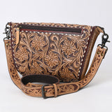 American Darling ADBG1419 Cross Body Hand Tooled Genuine Leather women bag western handbag purse