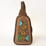 American Darling Sling Hand Tooled Genuine Leather women bag western handbag purse