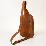 American Darling Sling Hand Tooled Genuine Leather women bag western handbag purse