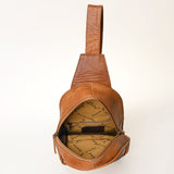 American Darling Sling Hand Tooled Genuine Leather women bag western handbag purse