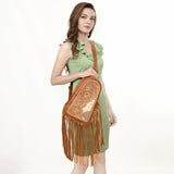 American Darling Cross Body Hand Tooled Genuine Leather women bag western handbag purse