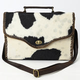 American Darling Messenger Hair On Genuine Leather women bag western handbag purse