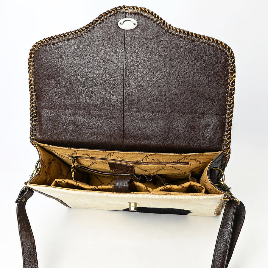 American Darling Messenger Hair On Genuine Leather women bag western handbag purse