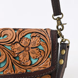 American Darling Clutch Hand Tooled Genuine Leather Women Bag Western Handbag Purse