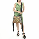 American Darling Hobo Beautifully Hand Tooled Hair-On Genuine Leather women bag western handbag purse | bag|