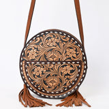 American Darling Canteen Beautifully Hand Tooled Genuine Leather women bag western handbag purse |