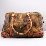 American Darling ADBGA521 Tote Hand Tooled Genuine Leather Women Bag Western Handbag Purse