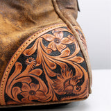 American Darling ADBGA521 Tote Hand Tooled Genuine Leather Women Bag Western Handbag Purse