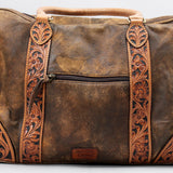 American Darling ADBGA521 Tote Hand Tooled Genuine Leather Women Bag Western Handbag Purse