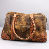 American Darling ADBGA521 Tote Hand Tooled Genuine Leather Women Bag Western Handbag Purse
